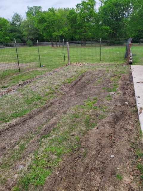 "Before" pic of foundation location